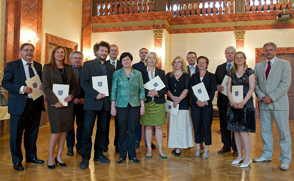 Gruppenfoto des Beirats zur Nachhaltigen Entwicklung in Thüringen der zweiten Berufungsperiode